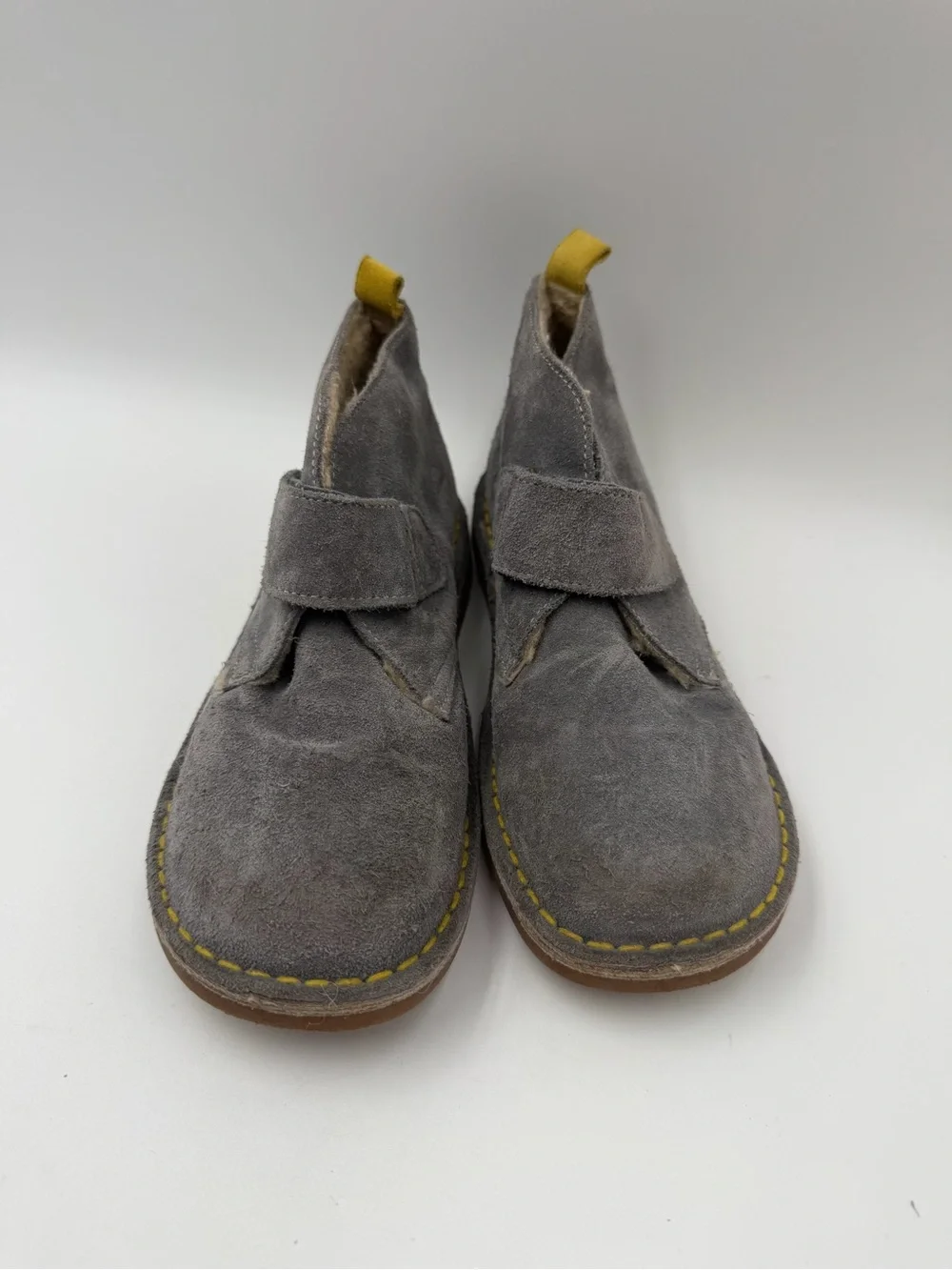 Mini Boden Desert Suede Gray Boots Shoes 34/2.5